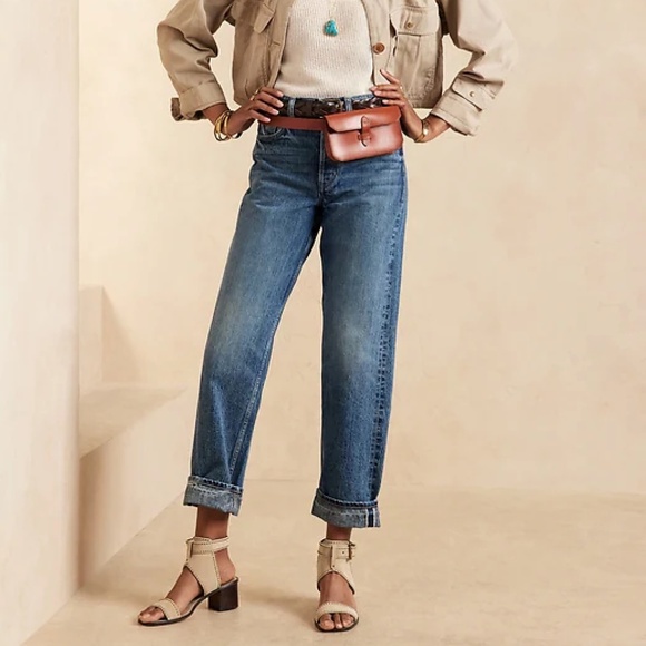 Ultra High Rise Slim Fit Premium Denim (Size 33 Short) - Banana Republic - Picture 1 of 4